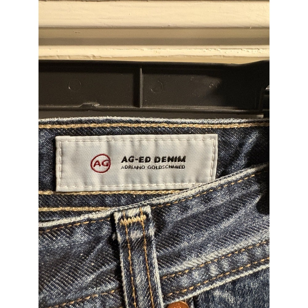 AG Adriano Goldschmied Jeans Mens 32 Blue The Turner Loose Crop AG-ed Denim - Picture 3 of 8